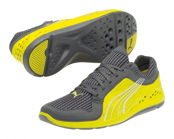 Puma L.I.F.T Racer Gray & Yellow