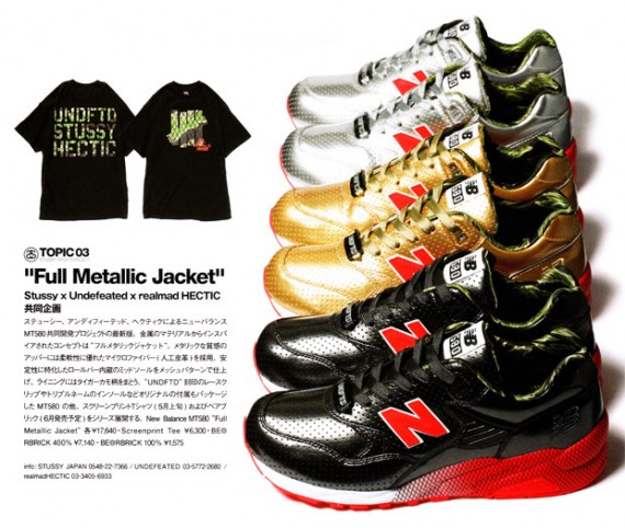 Stussy x Undefeated x realmad HECTIC ‘Full Metallic Jacket’ – New Balance MT580