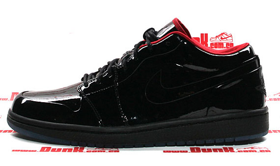 Air Jordan 1 Phat Low Premium - Tuxedo Prom Pack - Black - Varsity Red