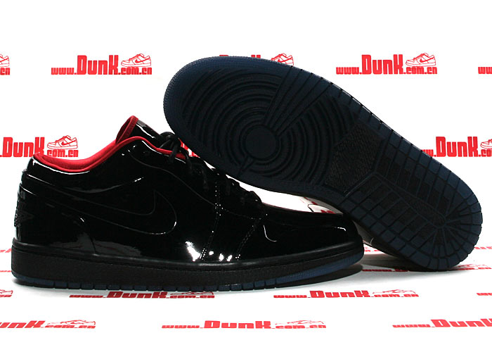 Air Jordan 1 Phat Low - Tuxedo Prom Pack - Black - Varsity Red