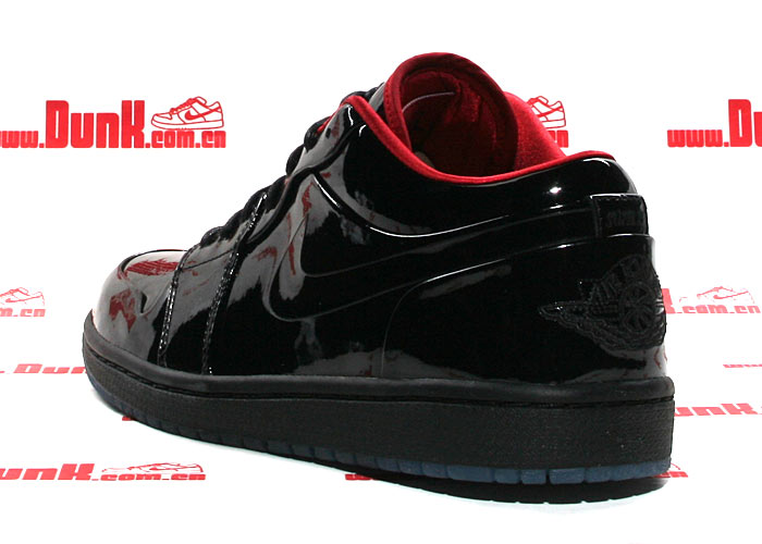 Air Jordan 1 Phat Low - Tuxedo Prom Pack - Black - Varsity Red