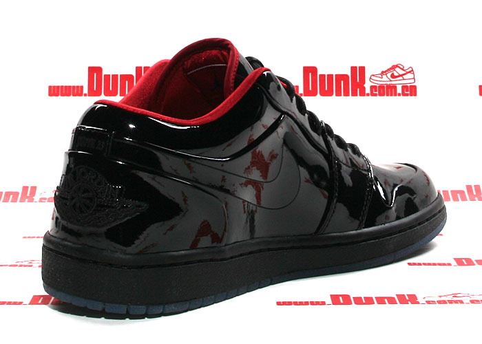 Air Jordan 1 Phat Low - Tuxedo Prom Pack - Black - Varsity Red