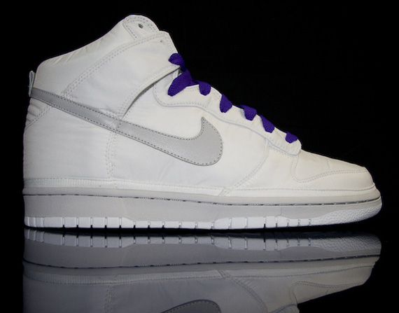 Nike Dunk High Nylon Premium - White - Purple