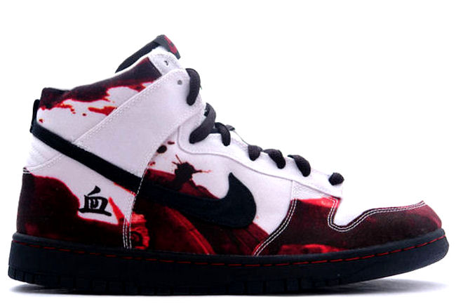 Nike Dunk High Pro SB - Blood Melvin/ White Melvin - White - Black