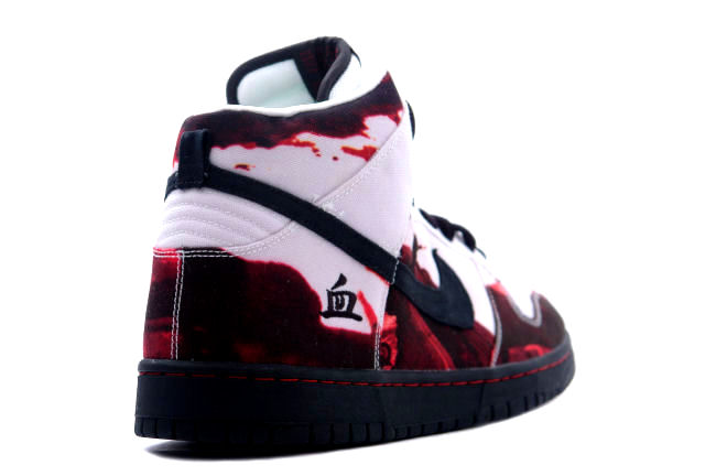 Nike Dunk High Pro SB - Blood Melvin/ White Melvin - White - Black