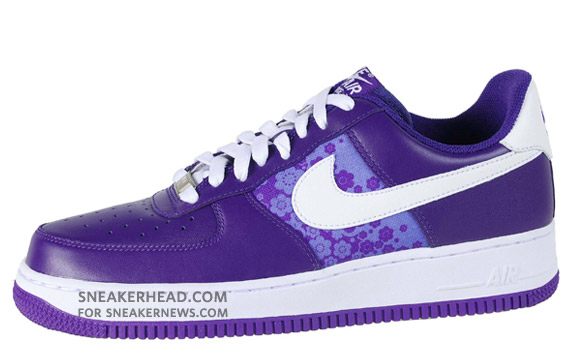 Nike Air Force 1 Low Womens – Purple Sakura – White