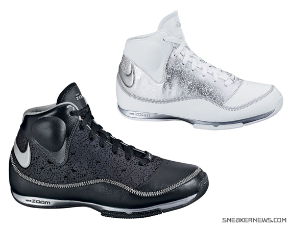 Nike Zoom BB II - Black - Silver + White - Silver