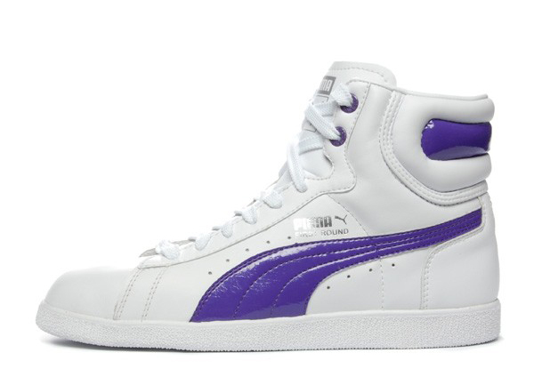 Puma First Round Flip Metal Gold White Purple 03