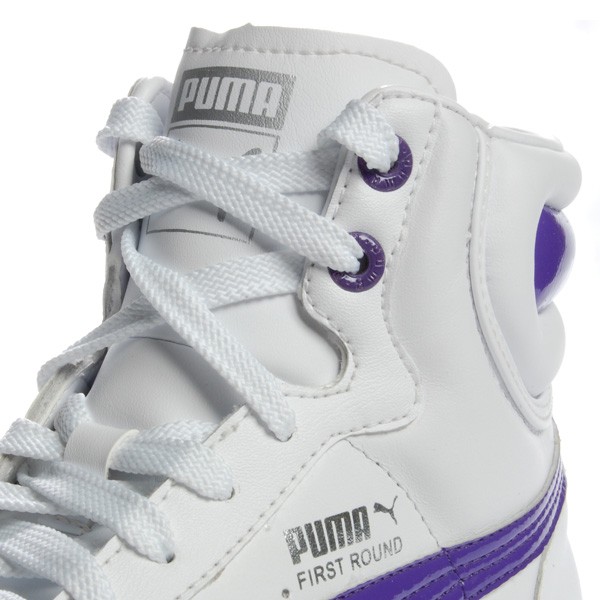 Puma First Round Flip Metal Gold White Purple 05