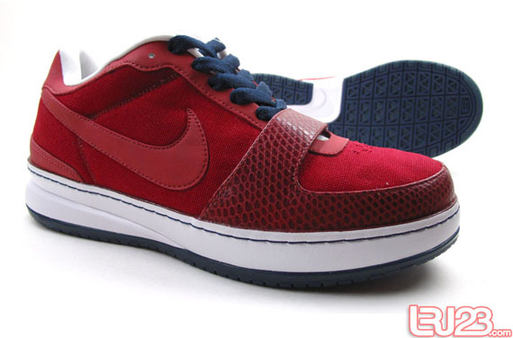 Nike Zoom LeBron VI Low - Crimson - White - Navy