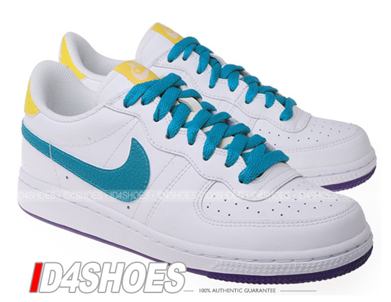 Nike Womens Legend – White – Neo Turquoise – Tour Yellow