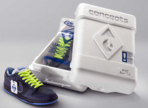 Concepts x Nike SB Blue Lobster Dunk – Packaging