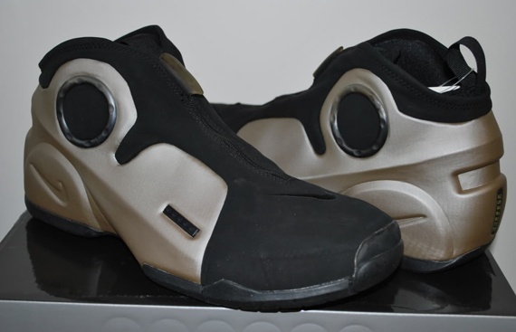 Nike Air Flightposite II – Kevin Garnett PE – Metallic Zinc – Black – 2000 Look-See Sample