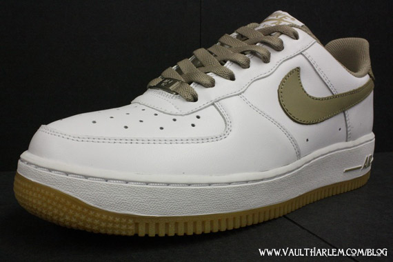 Nike Air Force 1 Low - White - Khaki - Gum