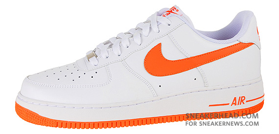 Nike Air Force 1 '07 - White - Orange Blaze