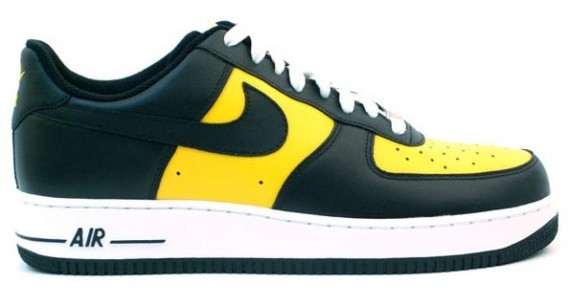 Nike Air Force 1 Low – Black – Yellow – White