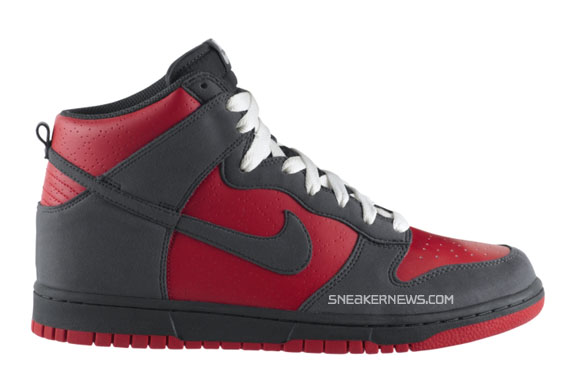 Nike Dunk High - Red - Grey - Ultraman