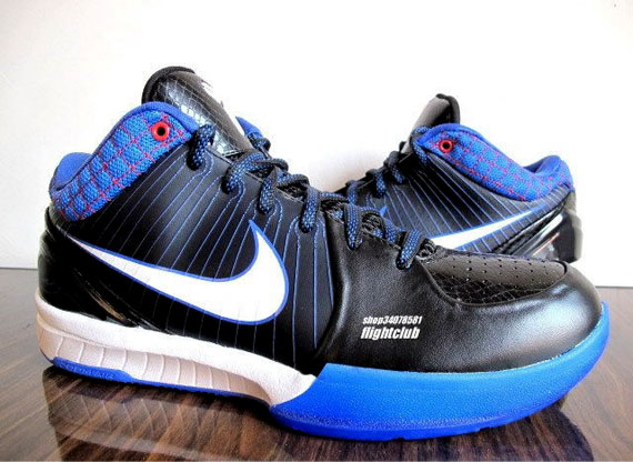 Nike Zoom Kobe IV - Black - Royal Blue - Red - Detailed Photos