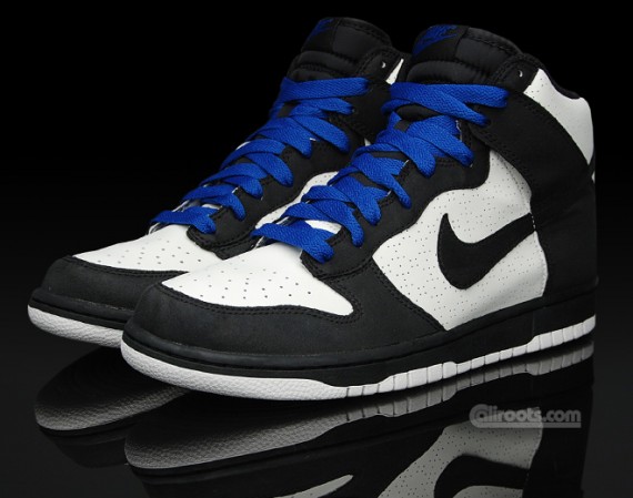 Nike Dunk High - Black - White - Varsity Royal