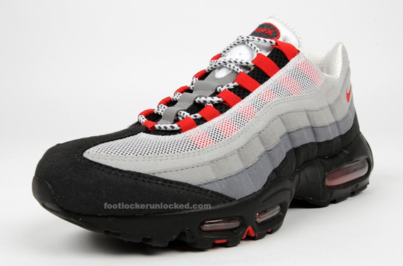 Nike Air Max 95 - Sport Red - Neutral Grey