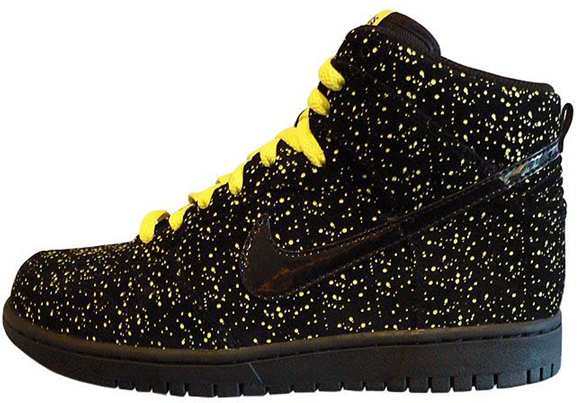 Nike Dunk High Premium ND – Black – Yellow Splatter – East vs. West Rivals Pack