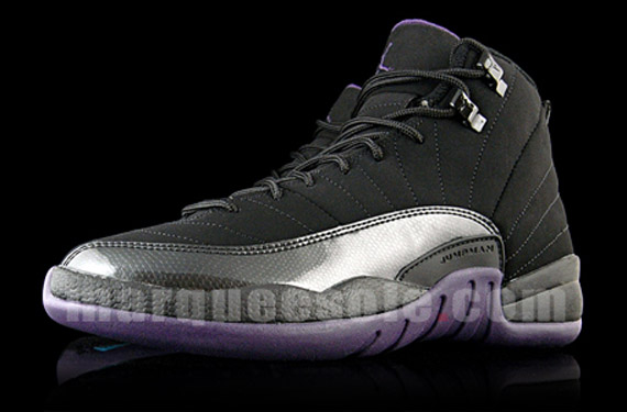 Air Jordan XII (12) GS - Black - Varsity Purple