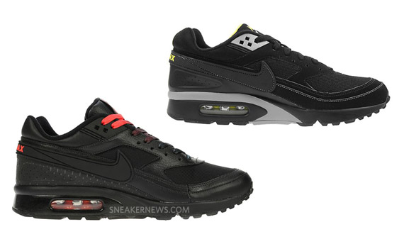 Nike Air Max Classic BW - Black - Hot Red + Black - Voltage Yellow