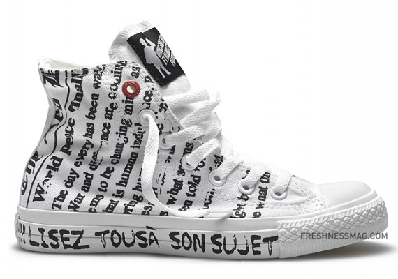 Lupe Fiasco x Converse Chuck Taylor All Star High - 1Hund(Red) Collection Entry #80