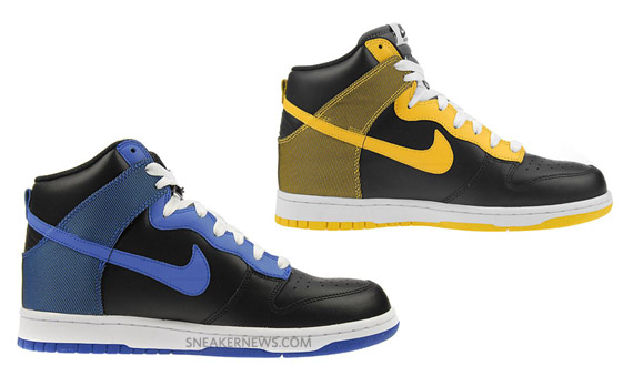 Nike Dunk High North - Black - Varsity Maize + Black - Volt Blue