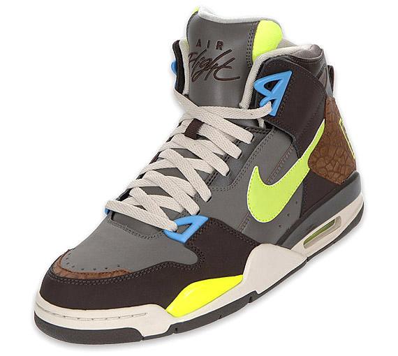 Nike Air Flight Condor High SI – Grey – Blue – Yellow