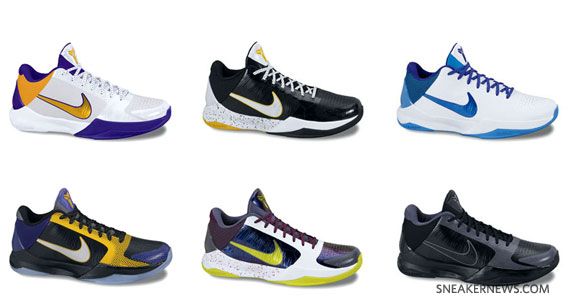 Nike Zoom Kobe V - New Images and Colorways