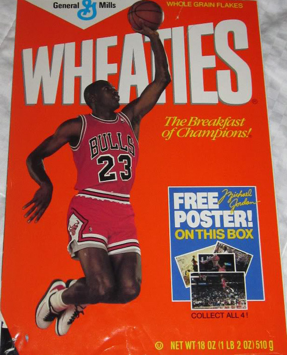 Michael Jordan x Nike x Wheaties – Vintage Collectible Posters