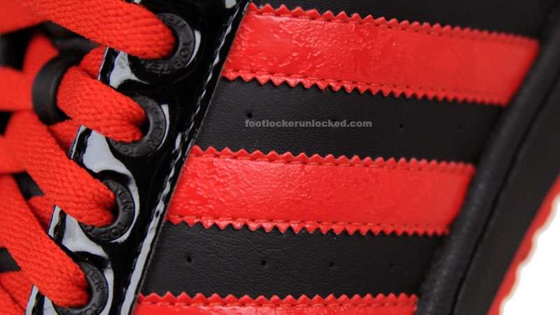 adidas Top Ten High – Black – Collegiate Red