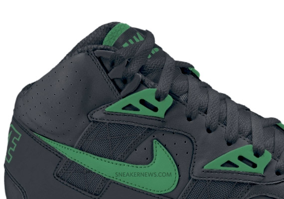 Nike Air Trainer SC High – Black / Pine Green