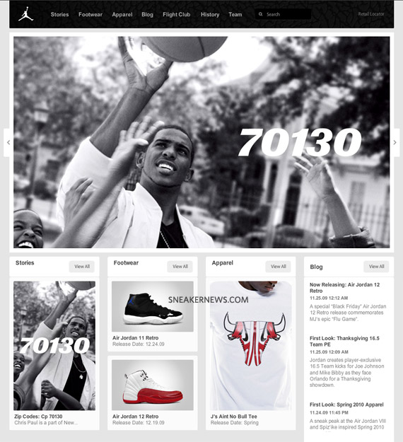 Jumpman23.com Site Redesign