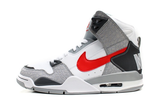 Nike Air Flight Condor High - White - Grey - Red