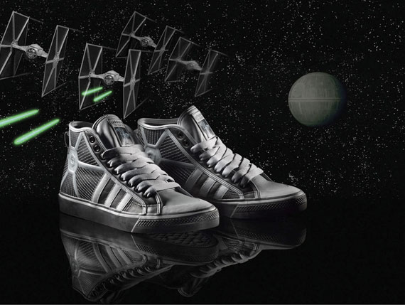 Star Wars x adidas Nizza Hi – T.I.E. Fighter – Available