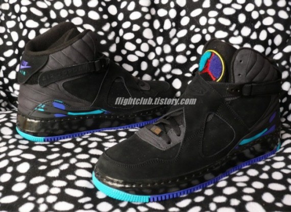 Air Jordan Force VIII (8) Fusion – Black – Varsity Purple – Aqua Tone – Preview