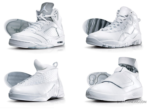 Air Jordan Silver Anniversary White Collection - Part 5