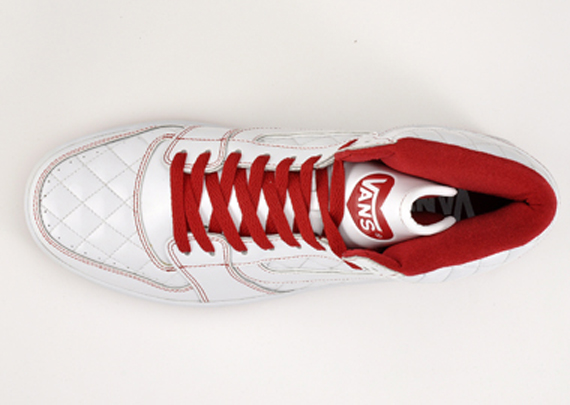 Vans v2041 Hi - Valentine's Day - White - Red