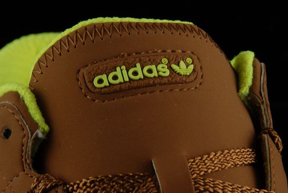 adidas Originals Greeley Mid – Natural Copper – Electric Lime