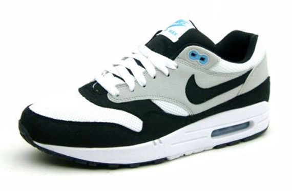 Nike Air Max 1 - White - Black - Scuba Blue - Available