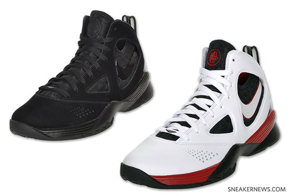 Nike Huarache 2010 – Black + White – Red – Black – Available