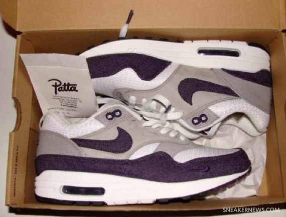 Patta x Nike Air Max 1 – White – Grand Purple – Available on eBay