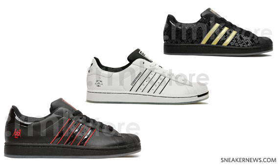 Star Wars x adidas Superstar 2 - Darth Vader + Stormtrooper + Star Wars