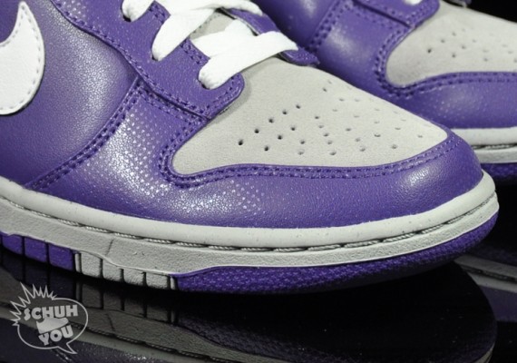 Nike WMNS Dunk High Skinny Premium – Purple – White – Silver