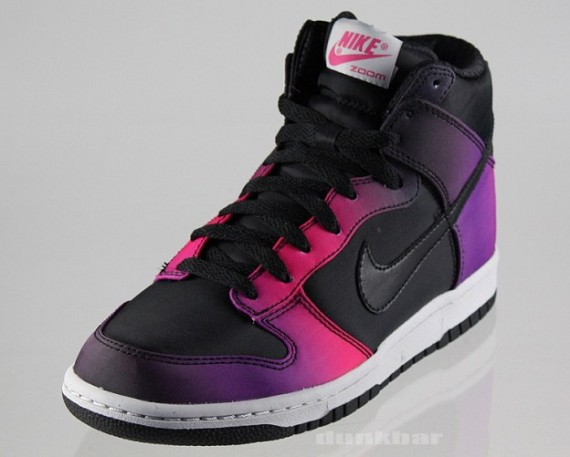 Nike WMNS Dunk High – Black – Purple – Pink