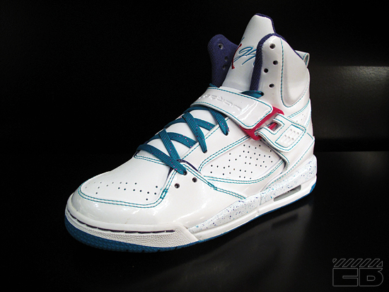 Air Jordan Girls Flight 45 High - White - Vivid Pink - Turbo Green - Available