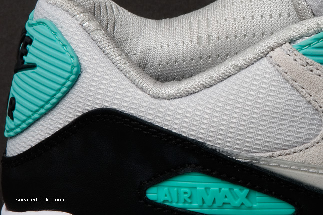 Nike Air Max 90 - Grey - White - Black - Turquoise