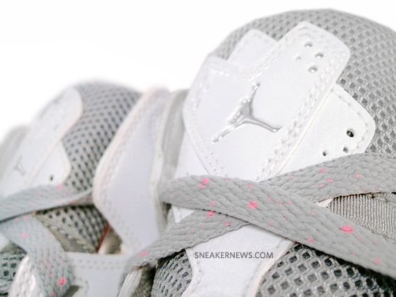 Air Jordan True Flight GS - White - Metallic Silver - Perfect Pink - Available